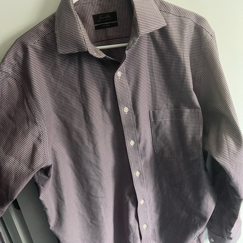 Men's Purple Checkered Shirt